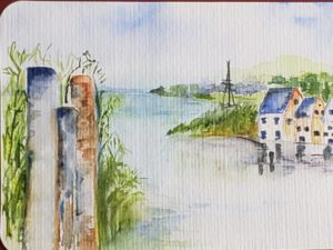 peinture aquarelle paysage