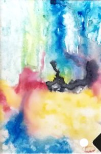 peinture yupo aquarelle abstrait