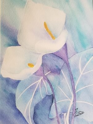Aquarelle - Arômes revisites-30x40cm