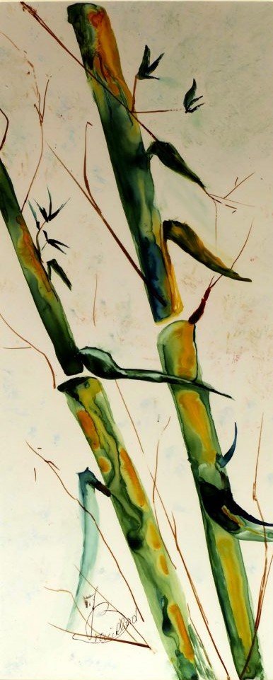 Yupo Aquarelle - Bambous 20x40cm Yupo Aquarelle - Bambous 20x40cm