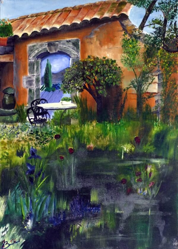 Huile - Comme un air de Provence 30x40cm Huile - Comme un air de Provence 30x40cm