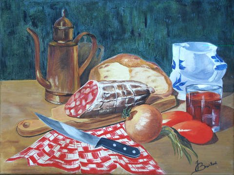 Huile - Saucisson 30x40 cm Huile - Saucisson 30x40 cm