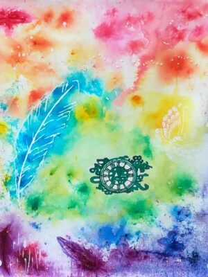 Aquarelle - le temps qui passe 50x70cm