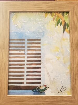 Aquarelle-Recherche ombre-20x25cm