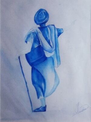 Aquarelle - Touareg 40x50 cm