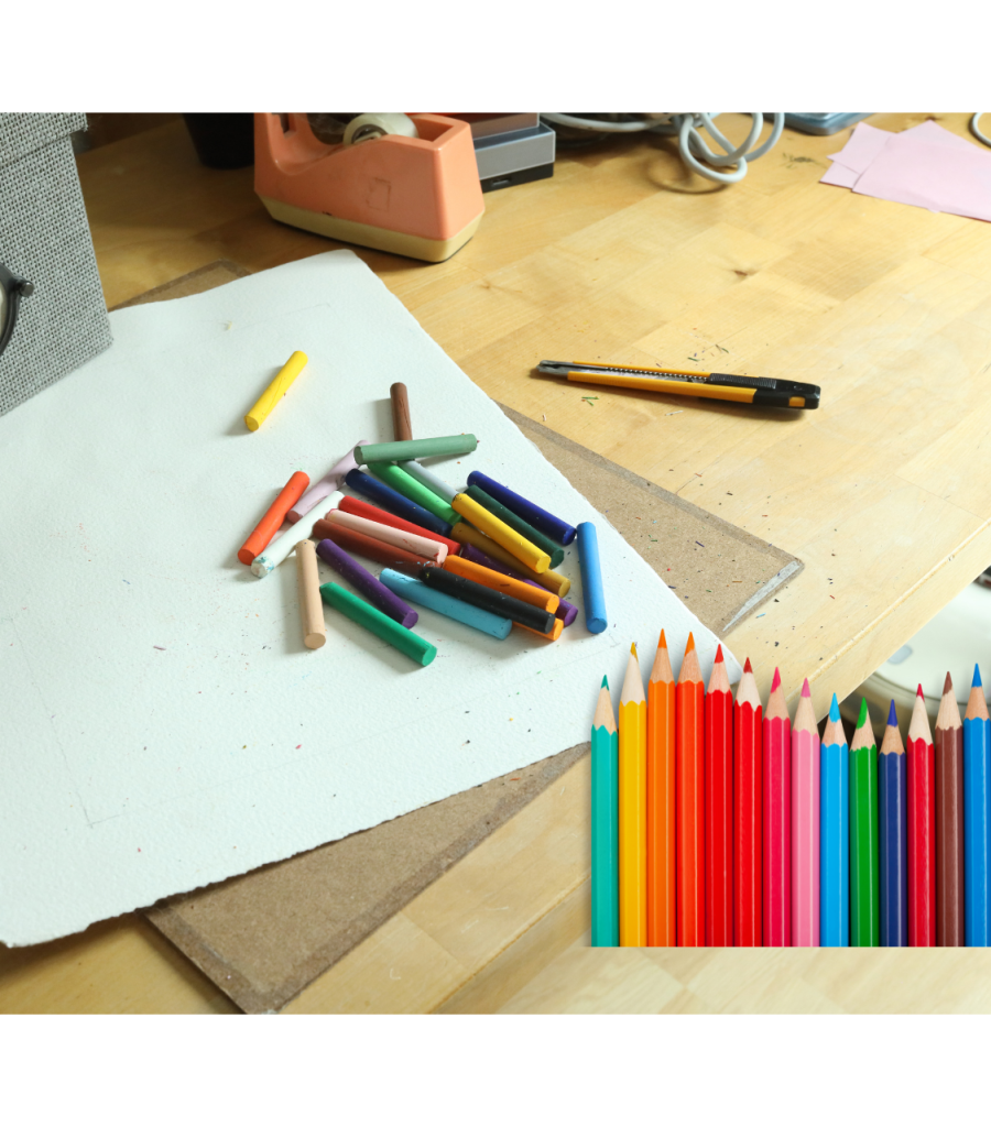 Technique pastels secs